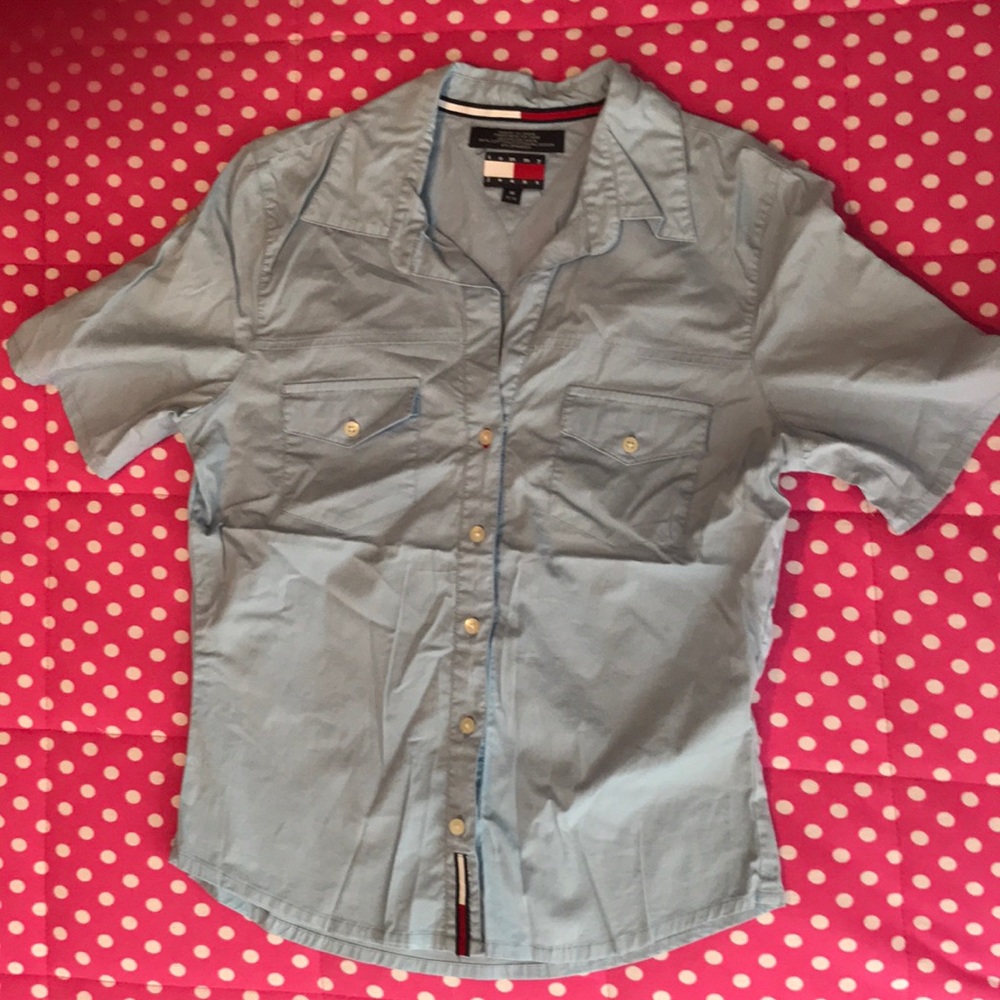 TH short sleeve button down